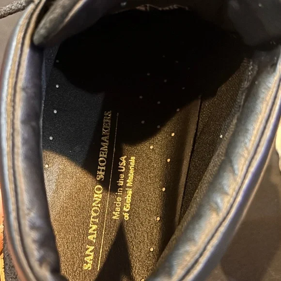 SAS Hatchet Chukka Boot 10.5M Black Suede Vibram USA Made $339 Retail